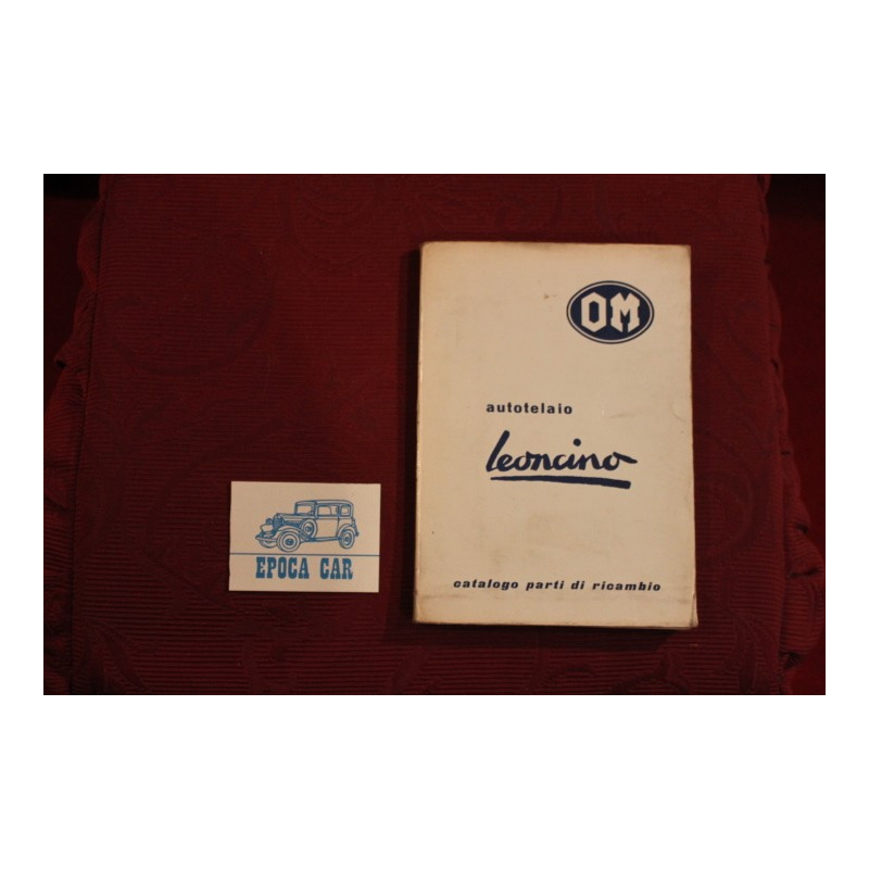 LEONCINO AUTOTELAIO   CATALOGO PARTI DI RICAMBIO-MECCANICA (1° EDIZ. 1962) buono stato