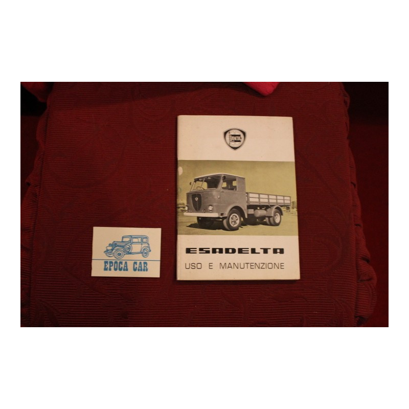 ESADELTA   USE AND SERVICE BOOK (1°EDITION 1959) good conditions, slight abrasion page 48(see photo)