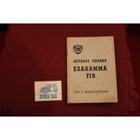 ESAGAMMA 718   URBAN BUS   USE AND SERVICE BOOK (1964) good condition