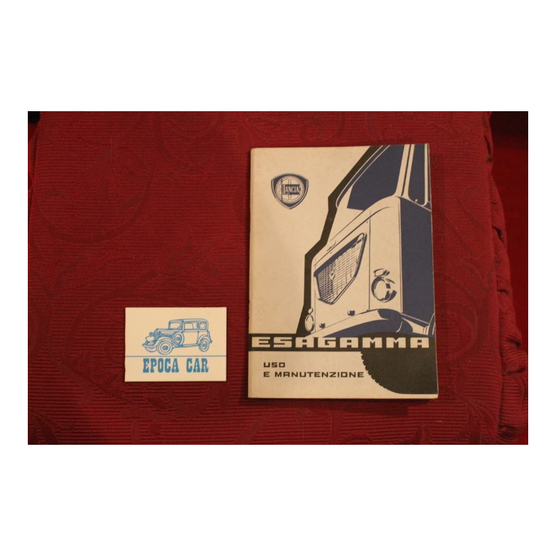 ESAGAMMA   LIBRETTO USO E MANUTENZIONE (2° ED. 1964) ottimo stato