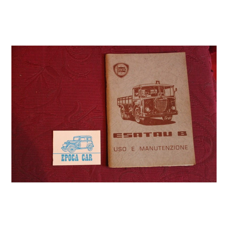 ESATAU B    LIBRETTO USO E MANUTENZIONE (1958) buono stato