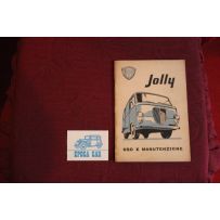 JOLLY    USE AND SERVICE BOOK (1° EDITION 1959) good condition