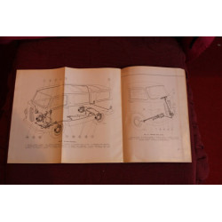 JOLLY    LIBRETTO USO E MANUTENZIONE (1° ED. 1959) buono stato