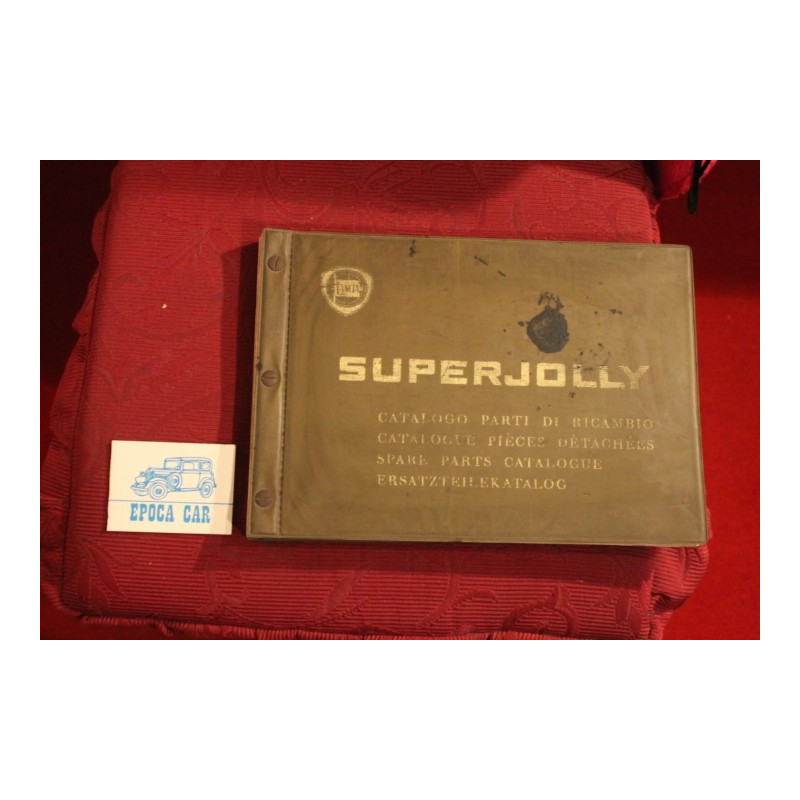SUPERJOLLY   SPARE PARTS CATALOGUE (1964) spot in cover, inside good