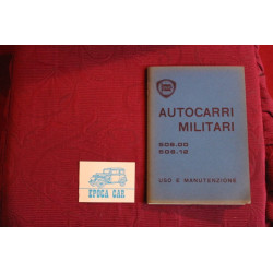 506.00    506.12     AUTOCARRI MILITARI   LIBRETTO USO E MANUTENZIONE (2° EDIZIONE 1965) buono stato