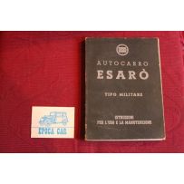 ESARO'   AUTOCARRO MILITARE    LIBRETTO USO E MANUTENZIONE (1° EDIZIONE 1944) buono stato