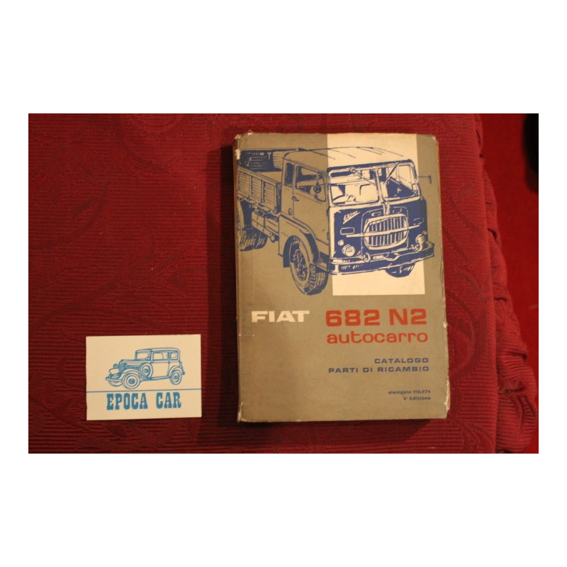682 T2      CATALOGO PARTI DI RICAMBIO (3° EDIZIONE 1964) buono stato