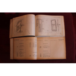 1100 T   tipo 2170   CATALOGO PARTI DI RICAMBIO-CARROZZERIA (1°ED. 1962) discrete condizioni