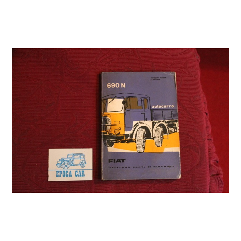 690 N    CATALOGO PARTI DI RICAMBIO (1° EDIZIONE 1961) buono stato