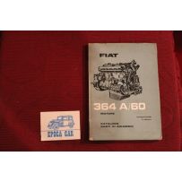 MOTORE   364  A / 60    CATALOGO PARTI DI RICAMBIO (3° EDIZIONE 1961) buono stato