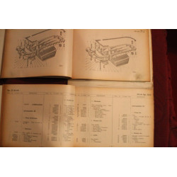 ENGINE   364  A / 60     SPARE PARTS CATALOGUE (3°EDITION 1961) good condition