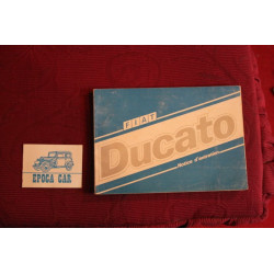 DUCATO     NOTICE D' ENTRETIEN ( LIBRETTO USO E MANUTENZIONE) (1986) IN FRANCESE