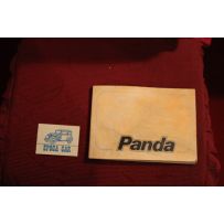 PANDA    USE AND SERVICE BOOK (10° EDITION 1987) cover discolored, inside good