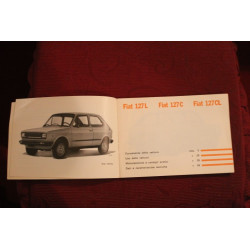 127     LIBRETTO USO E MANUTENZIONE   (2° EDIZIONE 1977)  buono stato