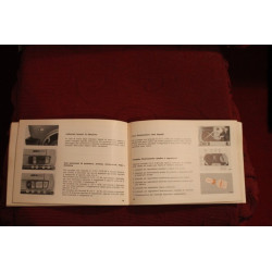 127      USE AND SERVICE BOOK (2° EDITION 1977)  good condition