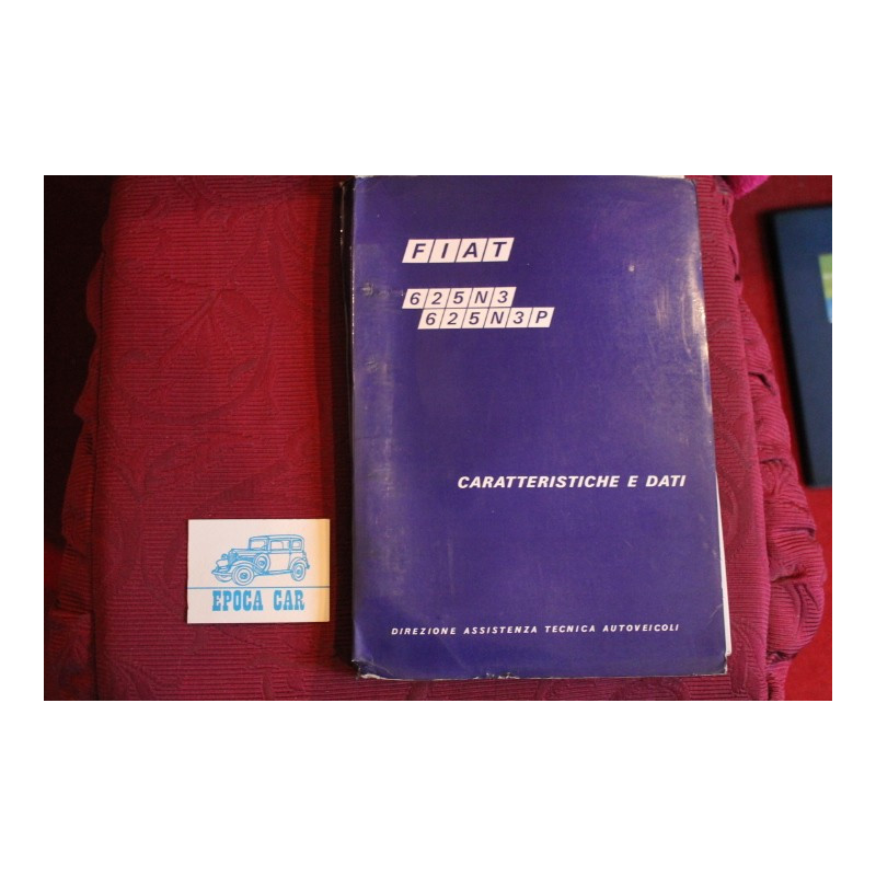 625 N3 / 625 N3P    CARATTERISTICHE E DATI (1971)  discreto stato (copertina staccata)