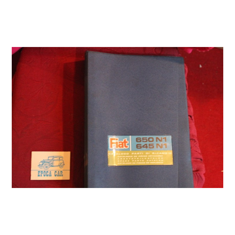 650 N1 / 645 N1     CATALOGO PARTI DI RICAMBIO (1° EDIZIONE 1968) buono stato