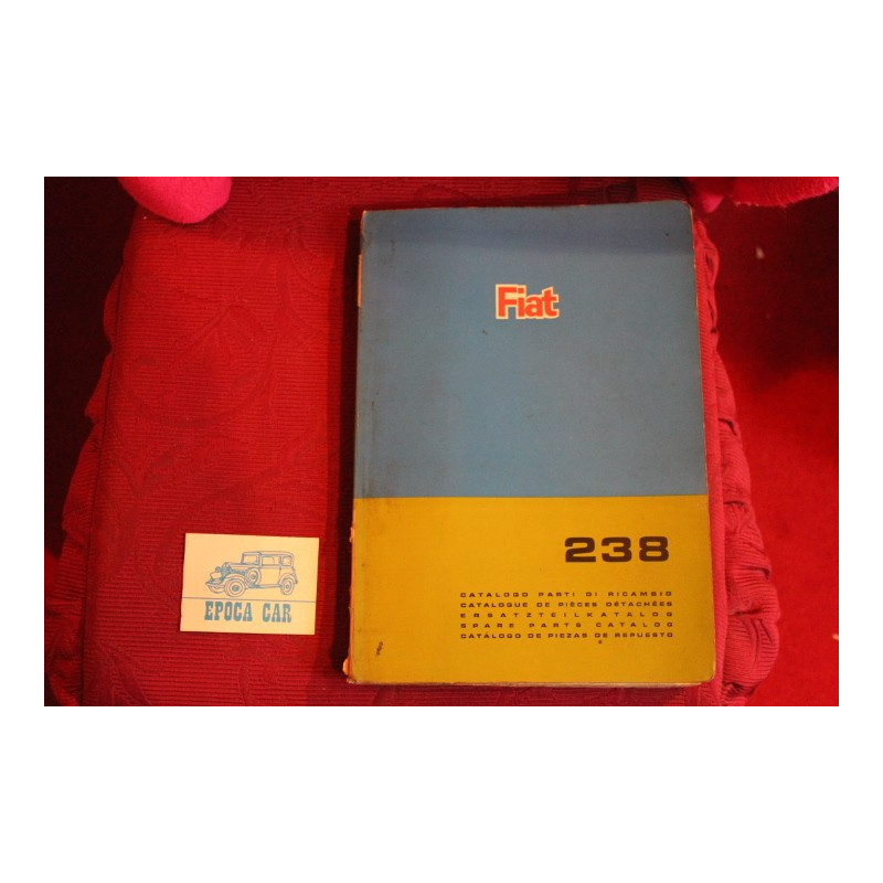 238     MECHANICS SPARE PARTS CATALOGUE (1° EDITION 1967) edge with defects and some handwritten inside