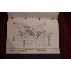 1100 TN 1     CATALOGO PARTI DI RICAMBIO (1969) prima pagina mancante, per il resto in buono stato