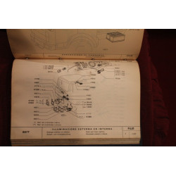 697 T    SPARE PARTS CATALOGUE (3° EDITION 1976) good conditions,cover with some handwritten