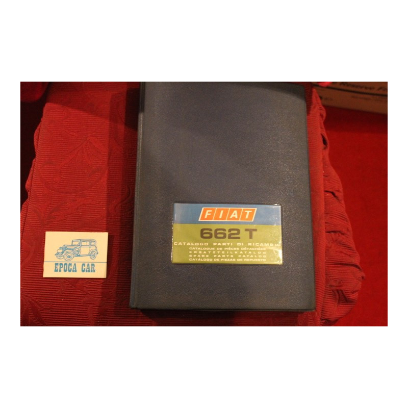 662 T    CATALOGO PARTI DI RICAMBIO ( 1° EDIZIONE 1972) buono stato