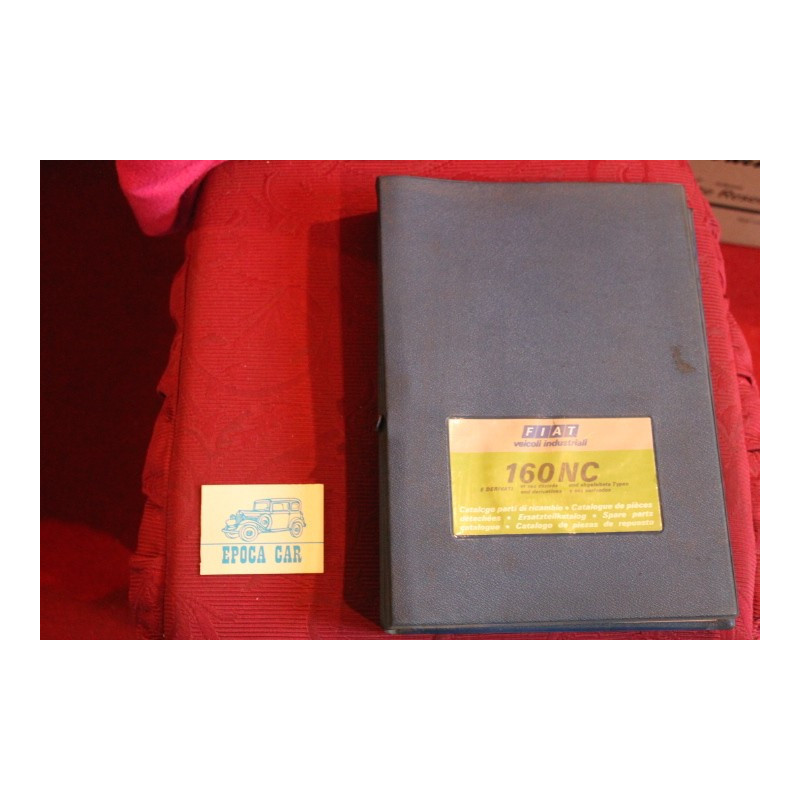 160 NC     SPARE PARTS CATALOGUE (1° EDITION 1974) good condition