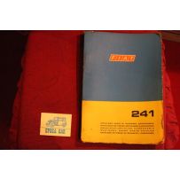 241     BODY SPARE PARTS CATALOGUE (2° EDITION 1970) a little dirty, some handwritten inside