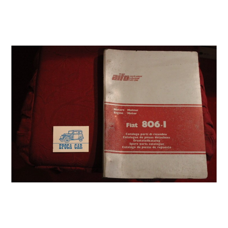 ENGINE  806-1    SPARE PARTS CATALOGUE (1978)  good condition (cover with a little defect)