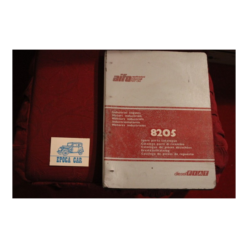 ENGINE  8205      SPARE PARTS CATALOGUE (1979) good condition ( cover with little defect)