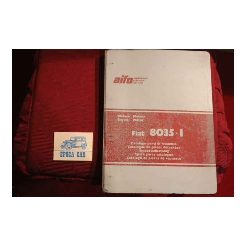 ENGINE  8035-1    SPARE PARTS CATALOGUE  good condition (cover with little defect)