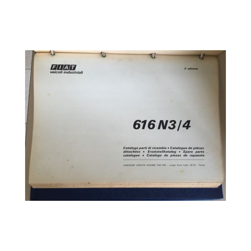 616  N3 / 4      CATALOGO PARTI DI RICAMBIO (1° EDIZIONE 1971)  buono stato